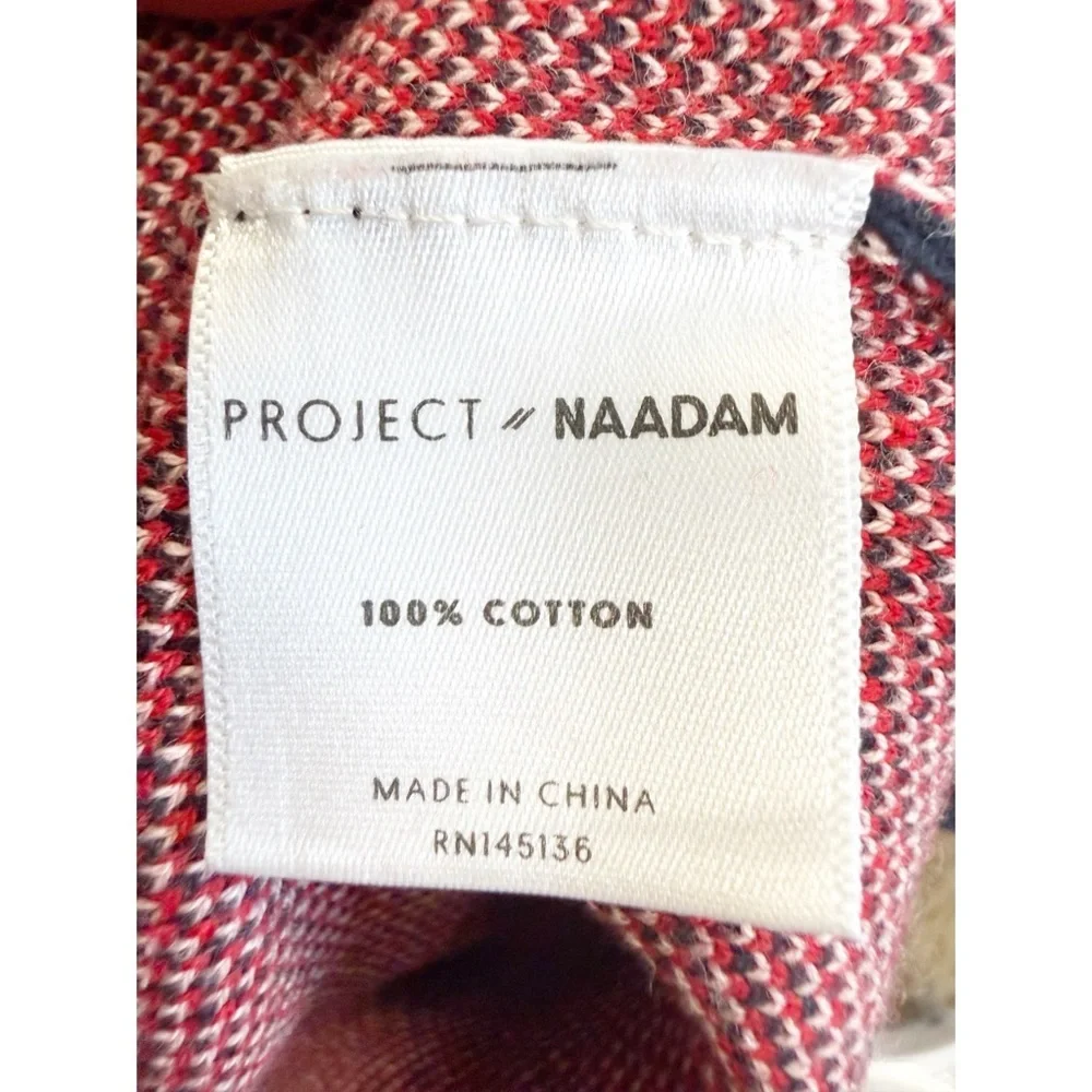 NWOT Project Naadam Multicolor Abstract Colorblock Crewneck, Size Small‎